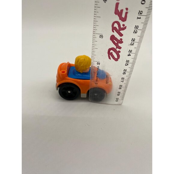 Fisher-Price Little People Wheelies Orange and Blue Car: Preschool Pretend Play - Picture 4 of 6